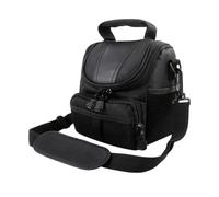 TQUXNGA Bolsa de hombro de nailon impermeable a prueba de golpes para DSLR de tela Oxford, compartimento frontal con cremallera, accesorios de cámara, bolsa de nailon a prueba de golpes para