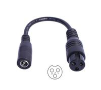 TQUXNGA Cable adaptador hembra de 5,5 mm x 2,1 mm CC para ventilador de panel solar y luz LED DC5521 Convertir a serie C13/XLR