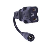 TQUXNGA Cable adaptador hembra de 5,5 mm x 2,1 mm CC para ventilador de panel solar y luz LED DC5521 Convertir a serie C13/XLR