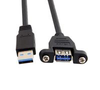 TQUXNGA Cable adaptador USB 3.0 macho a hembra, cable convertidor, cable de carga rápida, 5 Gbps, velocidad de transmisión de datos para impresoras/cámaras
