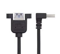 TQUXNGA Cable adaptador USB 3.0 macho a hembra, cable convertidor, cable de carga rápida, 5 Gbps, velocidad de transmisión de datos para impresoras/cámaras