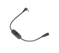 TQUXNGA Cable de alimentación de 3,5 mm x 1,35 mm macho a 3,5 x 1,35 mm, cable adaptador para luz LED, cámara de seguridad, divisor de alimentación para ventilador USB, accesorios de lámpara