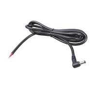 TQUXNGA Cable de alimentación en ángulo recto de 5,5 mm x 2,5 mm macho a cable desnudo para tiras LED, monitores, cámaras, 16 AWG, conector de línea de cable de extensión