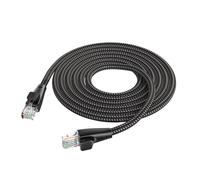 TQUXNGA Cable Ethernet blindado de 10 Gbps CAT6 Rj45, cable de red trenzado doble para transmisión sin problemas y juegos en línea, cable de red de baja latencia
