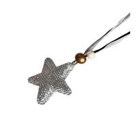 TQUXNGA Cadena de cristal espiritual única, flexible en capas, para un aspecto elegante diario, cadena de suéter inspirada en piedra única