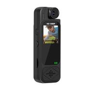 TQUXNGA Cámara de mano 1080P con lente giratoria de 180 grados, cámara deportiva pequeña, cámaras de acción de bolsillo, grabadora de bicicleta de viaje, videocámara portátil para exteriores