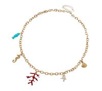 TQUXNGA Collar ajustable con temática marina con dije de criatura marina para mujeres para amantes del mar y uso diario, collar único con dije de animal marino, talla única, como se describe, como se