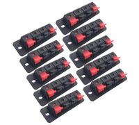 TQUXNGA Conectores auditivos de 4 pines para pruebas de envejecimiento LED, solución de cableado de conexión rápida, terminal auditivo de liberación rápida