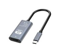 TQUXNGA Convertidor de tipo C a HDTV 4K30hz/8K60hz adaptador de corriente externo con disipación de calor para PC portátil tipo C a adaptador