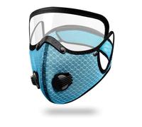 TQUXNGA Cubrebocas unisex ajustable, reutilizable, lavable, protege la boca con válvulas de respiración de carbono, para deportes