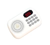 TQUXNGA Dispositivo de música recargable con una sola pista para relajación de ancianos y ranura para tarjetas de entretenimiento. Dispositivo de música