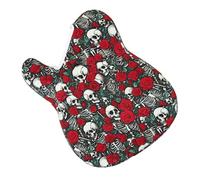 TQUXNGA Fundas protectoras para guitarra eléctrica, fundas para guitarra, protector de guitarra, funda protectora para guitarra, Calavera rosa.
