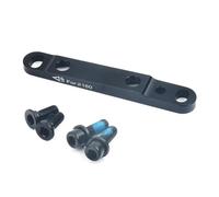 TQUXNGA Juego de adaptadores de freno de disco de montaje plano para bicicletas, soportes de freno de aleación de aluminio para accesorios de bicicleta de carretera, adaptador de freno de bicicleta de