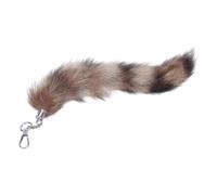 TQUXNGA Llavero de animal individualizado para niñas, cola peluda | Llavero peludo de felpa para niños, fiesta de cumpleaños, regalo de Navidad, festival de Navidad, regalos de animales