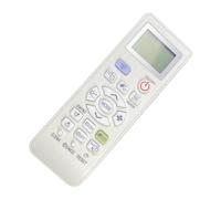 TQUXNGA Mando a distancia ABS resistente a los golpes con diseño de botones transparentes, fácil operaciones ZXSP1009 para aire acondicionado, aire acondicionado, control remoto universal