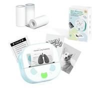 TQUXNGA Máquina para hacer pegatinas compatible con Bluetooth para uso en casa, oficina, escuela, imprime etiquetas listas sin tintas ni cartuchos, apta para estudiantes, compatible con Bluetooth