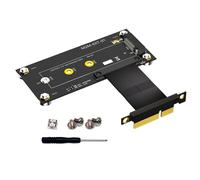 TQUXNGA NGFF NVME MKey a PCIe 4X Adaptadores PCB de múltiples capas para una transferencia de datos estable de alta velocidad y cable de extensión Ssds de PCB de amplia compatibilidad