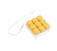 TQUXNGA Probador de interruptores mecánicos de 9 teclas, 9 teclas de clic con llavero de silicona para aliviar el estrés y decoración de oficina entusiastas de los teclados
