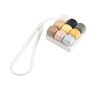 TQUXNGA Probador de interruptores mecánicos de 9 teclas, 9 teclas de clic con llavero de silicona para aliviar el estrés y decoración de oficina entusiastas de los teclados