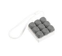 TQUXNGA Probador de interruptores mecánicos de 9 teclas, 9 teclas de clic con llavero de silicona para aliviar el estrés y decoración de oficina entusiastas de los teclados