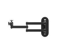 TQUXNGA Soporte de techo de metal para proyector de 90 grados, diseño de rotación de 360 grados, placa de montaje de 1/4 pulgadas para cine en casa, soporte de pared de metal resistente