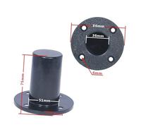 TQUXNGA Soporte para bocinas, accesorios de reparación de metal negro, accesorios de teatro en casa, adaptadores de karaoke