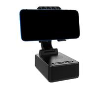 TQUXNGA Soporte plegable para teléfono con altavoz envolvente y base antideslizante, plegable para escritorio, hogar, uso al aire libre, viajes, soporte portátil para teléfono