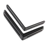 TQVLNMCR 4 Soportes de ángulo Recto Ajustables con Ranura for estantería, Soportes en Forma de Tablero for Muebles y proyectos.