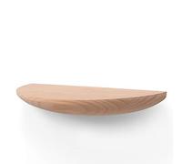 TQVLNMCR Estante Flotante semicircular de Madera Maciza for Montar en la Pared, Organizador de Almacenamiento pequeño for Dormitorio, Sala de Estar, baño, Cocina y Oficina.