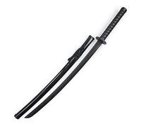 TQVLNMCR Katana Bokken de Entrenamiento de 41 Pulgadas, Espada de Entrenamiento de plástico de Polipropileno Negro for Artes Marciales, Ideal for Fiestas de Halloween.