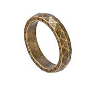 TQWSVUM Anillo de Runas Elder Futhark - Mitología Nórdica Hombre Vikingo Anillo de Acero Inoxidable - Hecho A Mano Pulido Moda Gótica Hip Hop Anillo de Cóctel Amuleto Pagano Joyería