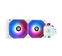 TR AQUA ELITE 240 Blanco V3 CPU, Velocidad del cabezal de la bomba AIO hasta 3300RPM, Ventiladores TL-C12W-S V22 PWM, Para AMD/AM4/AM5, Intel LGA1150/1151/1200/2011/1700/1851