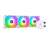 TR AQUA ELITE 360 Blanco ARGB, enfriador de agua para CPU con 3 x 120 mm ventiladores PWM, 1550RPM, para AMD/AM4/AM5 y Intel LGA1150/1151/1200/2011/1700