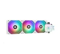 TR AQUA ELITE 360 White V3, 3 ventiladores PWM ARGB con rodamientos S-FDB, bomba controlada PWM eficiente, para AMD/AM4/AM5, Intel LGA1150/1151/1200/2011/1700/1851, (AE360 White V3)