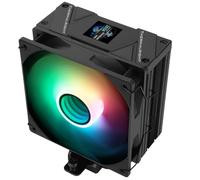 TR Assassin Spirit 120 Vision ARGB - Enfriador de CPU negro con pantalla LCD IPS de 1.54 pulgadas, resolución 240 x 240, refrigeración por aire de CPU de computadora para LGA1700/1851/115X, AM4/AM5