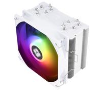 TR-Burst Assassin 120 SE ARGB Blanco Enfriador de aire CPU, 6 tubos de calor, TL-C12CW-S PWM Enfriador de CPU de ventilador silencioso con velocidad de 1550RPM,para AM4/AM5, Intel LGA1851/1700