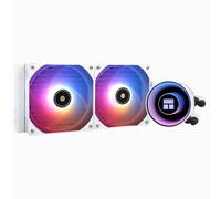 TR Frozen Notte 240 BLANCO ARGB V2 Enfriador de procesador de agua, Especificaciones del ventiladores dobles PWM, Rodamientos S-FDB, Adecuado para AMD/AM4 AM5, Intel LGA 1700/1851/1151/1200/2011