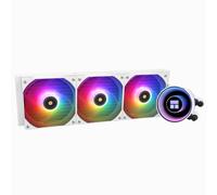 TR Frozen Notte 360 WHITE ARGB V2 Enfriador de procesador de agua,Especificaciones del enfriador de CPU 360 blanco,Ventiladores dobles PWM,Rodamientos S-FDB,Adecuado para AMD/AM4, AM5,LGA1851