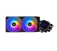 TR Frozen Prism 240 BLACK ARGB Enfriador de CPU con ventilador PWM de 120mm, disipador térmico de agua integrado para AMD/AM4/AM5, INTEL 1700/1150/1151/1200/2011