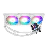 TR FW360 Ultra ARGB Blanco CPU AIO Cooler, sistema de refrigeración por agua 360, pantalla LCD IPS 480x480, para AM4/AM5 e Intel LGA1700/1851, bomba de alto rendimiento