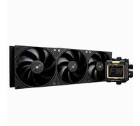 TR FW360 - Ventilador líquido para CPU AIO (360 mm, pantalla LCD IPS con resolución de 320 x 240, para AM4/AM5/Intel LGA1700,'2,4 pulgadas, pantalla LCD con imán), color negro