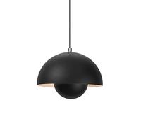 &TR LUMINARIA SUSPENDIDA Flowerpot VP1 Negro Mate