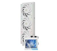 TR Mjolnir Vision 360 UB PRO ARGB White CPU Liquid Cooler with TL-UB36W PWM Fan for 2150RPM-Inline,3.5in LCD Screen with 640x480 Resolution,360 Aio for AM5/AM4;Intel LGA1700/1851/115x/2011