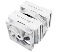 TR Peerless Assassin 140 blanco, 6 tubos de calor, dos ventiladores PWM y dos torres, enfriamiento del procesador de 158 mm de alto con tapa superior, para AM4/AM5 e Intel LGA1851/1700/115X/1200