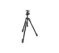 Manfrotto 290 Xtra - Kit de trípode de Aluminio de 3 Secciones con Cabeza de Bola (MK290XTA3-BHUS), Color Negro
