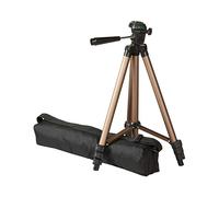 Tr?pode ligero de 127 cm, color negro y marr?n, con bolsa de transporte, para tel?fono m?vil, pesca, fotograf?a en vivo, soporte telesc?pico port?til