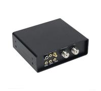 Tr-sdr - Caja de interruptor de antena para Ft-818 Ic-7100 Ic-7300 K3, rango de 100 W Dc-60 MHz, carcasa de metal con conector Sl16 y kit de interfaz PTT, acabado negro para configuración de estación