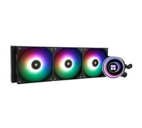 TR-Thermalright Frozen Notte 360 Black ARGB V2 Liquid CPU Cooler-Infinite Mirror Light Effect, 360mm Aio Cooling, 3 PWM Fans-2000RM, para AMD AM4/AM5, Intel LGA1851/1700/115x/1200/2011 (negro)