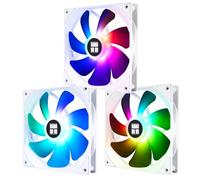 TR TL-C14CW-S X3 Ventilador de carcasa de alto rendimiento Fabrice de enfriador 1500rpm, 3 paquete, 4 pines ventilador de refrigeración PWM con rodamiento S-FDB (140 mm, argb)