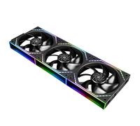 TR -TL-M12Q X3 carcasa ventilador 120 mm quiet, función PWM, efectos de iluminación ARGB espejo Infinity, nuevo módulo de chip de potencia simplifica el cableado, ventiladores 3 paquetes